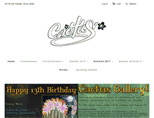 Tablet Screenshot of cactusgalleryla.com